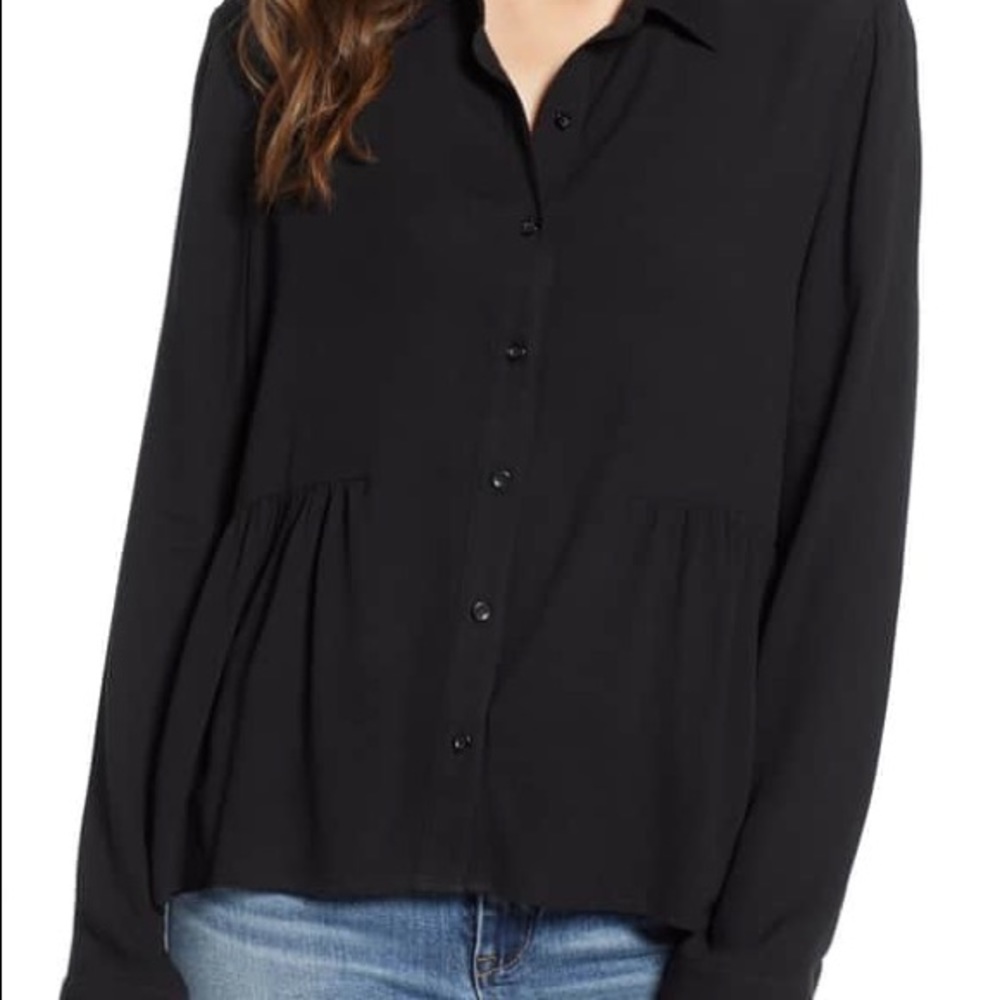 BP High Low Blouse (Rust)